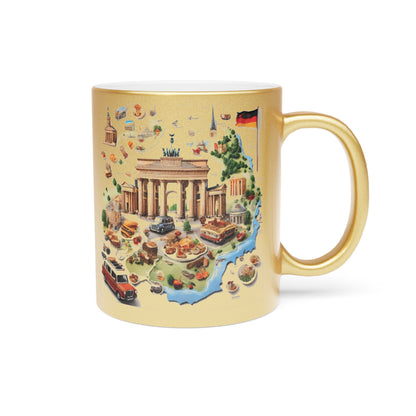 Germany Metallic Mug (Silver\Gold)