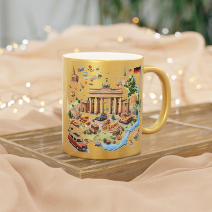 Germany Metallic Mug (Silver\Gold)