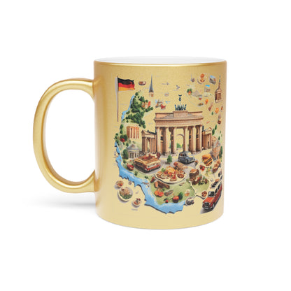 Germany Metallic Mug (Silver\Gold)