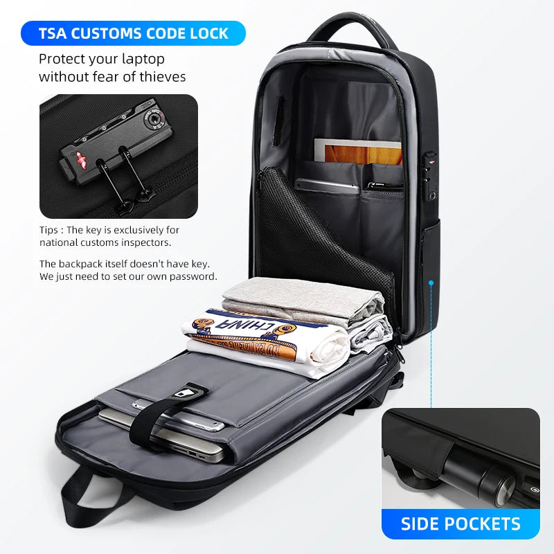 Laptop Backpack Anti-theft Waterproof Backpacks USB Charging Travel Backpack