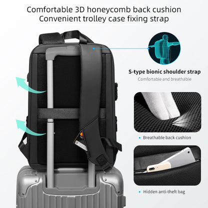 Laptop Backpack Anti-theft Waterproof Backpacks USB Charging Travel Backpack