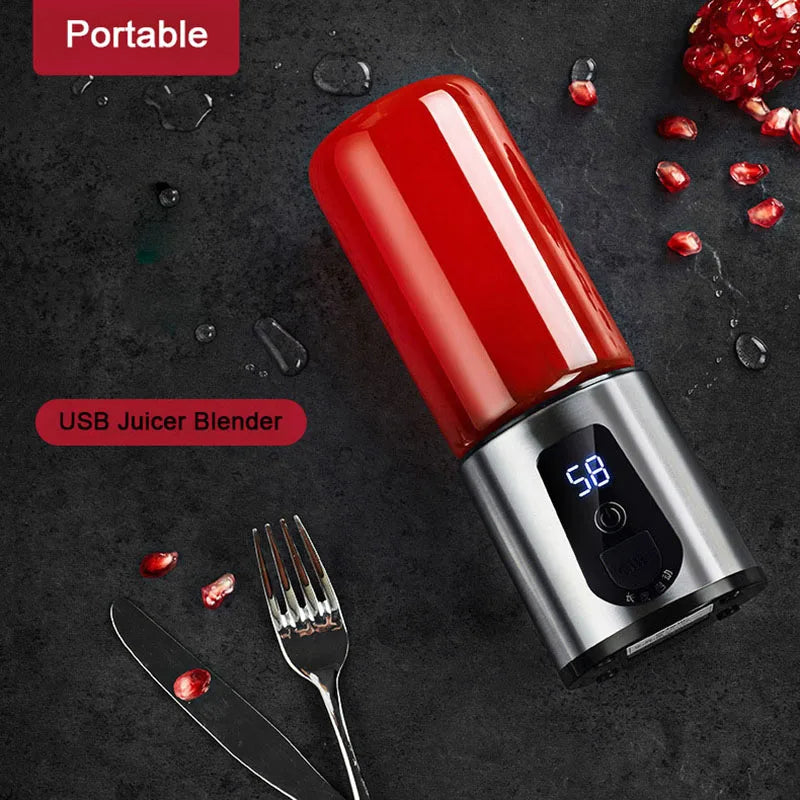 Electric Juicer Mini Portable USB Rechargeable Mixer