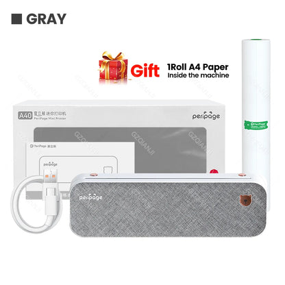 Bluetooth USB Portable Printer Machine Printer Transfer Paper Tattoo Freehand Spirit Master