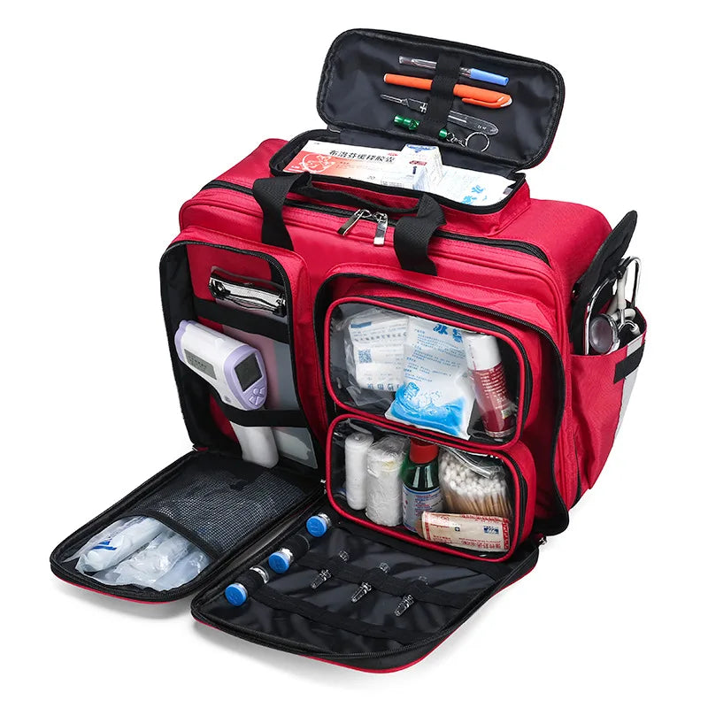 Empty First Aid Kit Refrigeration Waterproof Reflective Messenger Bag