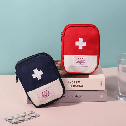 Portable Medicine Bag Cute First Aid Kit Medical Emergency Kits Organizer Outdoor Household Medicine Pill Storage Bag Travel