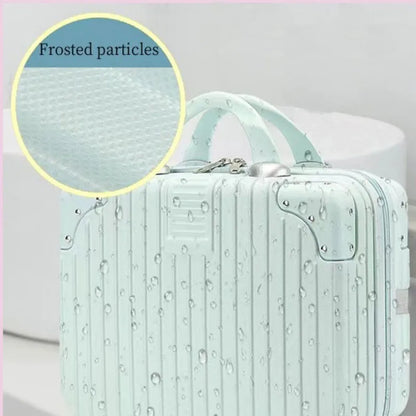 Portable Handheld Luggage Makeup Case Vintage Travel Bag