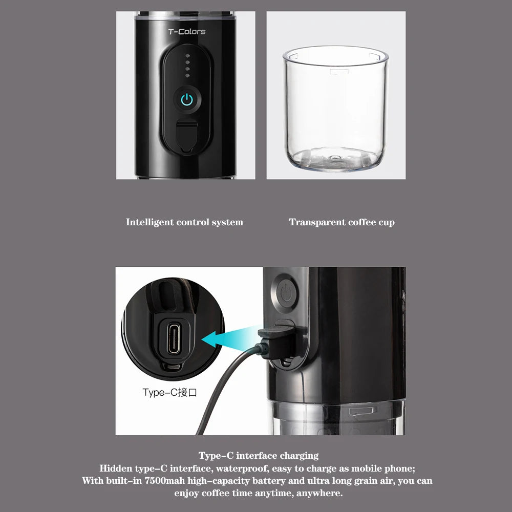 Electric Portable Espresso Coffee Machine