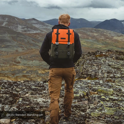 Camera Backpack Outdoor Travel Photography Bag + Carry Tripod Side