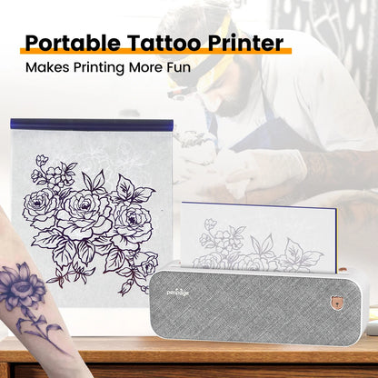 Bluetooth USB Portable Printer Machine Printer Transfer Paper Tattoo Freehand Spirit Master