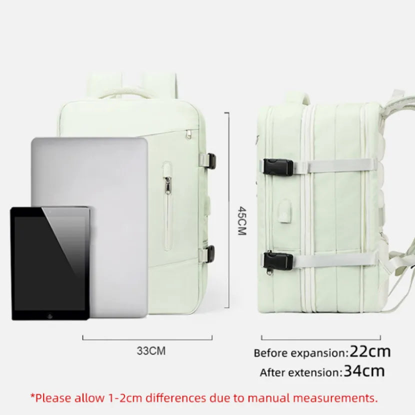 Expandable Airplane Travel Backpack