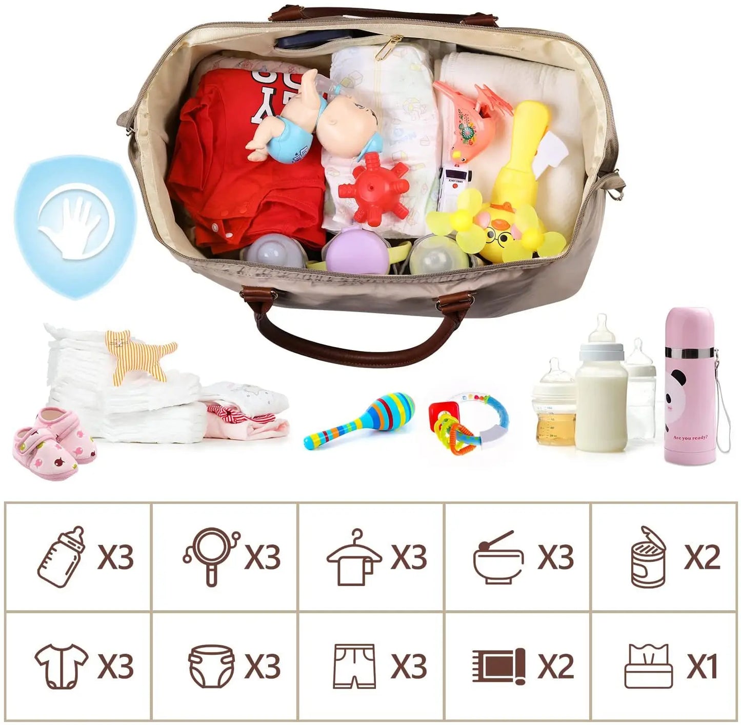 Mama Maternity Diaper Capacity Tote Bag