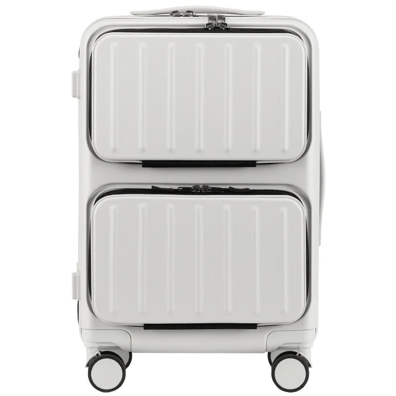 Travel Luggage Boarding Trolley Suitcase with Spinner Wheel