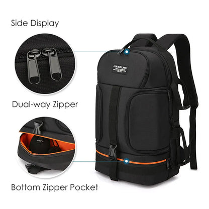 Professional Digital SLR Camera Backpack+ Tripod Holder Waterproof Rain Cover Outdoor Hiking