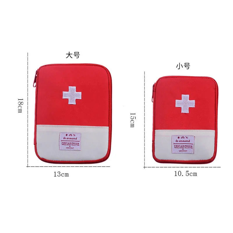 Portable Medicine Bag Cute First Aid Kit Medical Emergency Kits Organizer Outdoor Household Medicine Pill Storage Bag Travel