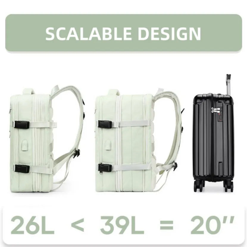 Expandable Airplane Travel Backpack