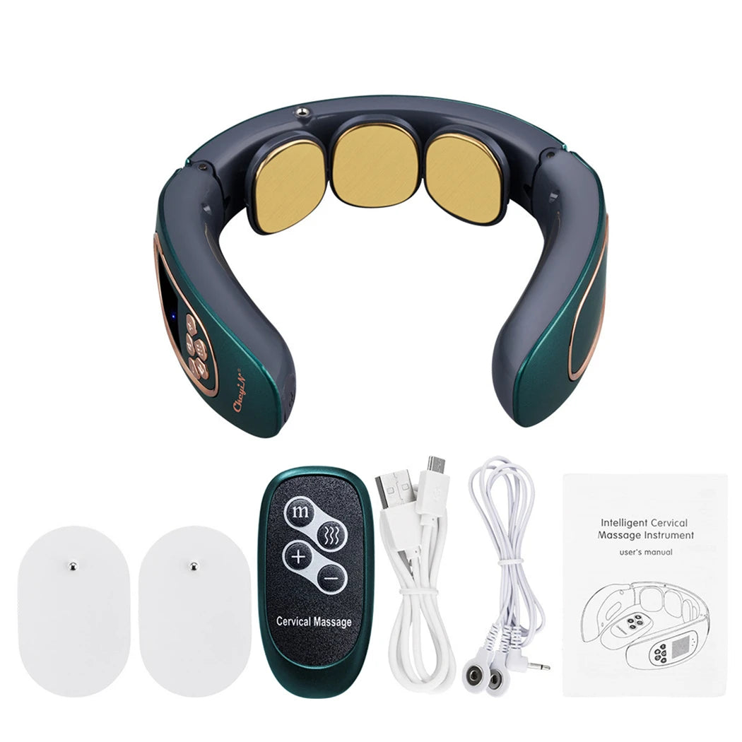 Electric Neck Massager for Pain Relief & Cervical Vertebra Physiotherapy by CkeyiN