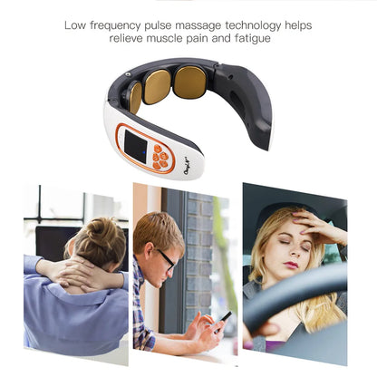 Electric Neck Massager for Pain Relief & Cervical Vertebra Physiotherapy by CkeyiN