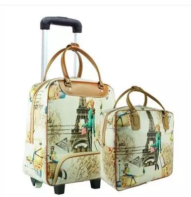 Women Travel Rolling luggage 20 Inch